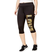 Material Girl Womens Activewear Plus Fitness Yoga Crop Leggings size 3X, Noir - £20.89 GBP