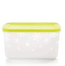 NEW Tupperware Freezer Mates Plus Medium Yellow Snowflake Container 2.5L... - $19.60