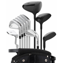 STIX GOLF CLUBS COMPLETE SET 10 PC DRIVER IRONS PUTTER WEDGES BAG LEFT H... - $779.99
