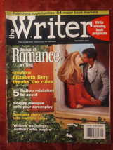 The WRITER Magazine September 2002 Elizabeth Berg Christina Hamlett Alix Strauss - £8.54 GBP