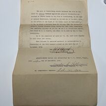 Vintage Letter City Of Parkersburg West Virginia Signed Mayor W. E. Stou... - $32.88 CAD