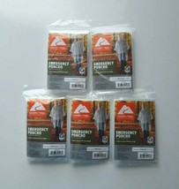5 x Ozark Trail Clear Hooded One Size Fits Most Emergency Poncho - £7.83 GBP