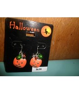 Halloween earrings New on card pumpkins. french wire - £4.57 GBP