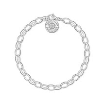 Thomas Sabo Diamond White Diamond Charm Bracelet DCX0001-725-14-M  - $2,910.00 MXN