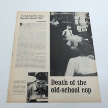 1972 Death of The Old School Cop New Pall Mall Cigarettes Print Ad 10.5&quot; x 13.5&quot; - £5.84 GBP
