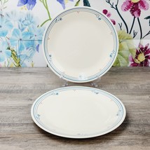 Corelle County Violets 10 1/4 &quot; Dinner Plates Lot of 2 Corning Vintage - £10.53 GBP