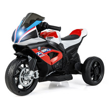 12V Kids Ride On Motorcycle Licensed Bmw 3 Wheels Electric Toy W/ Light ... - £184.93 GBP