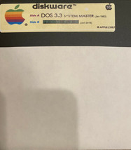 DOS 3.3 System Master &amp; Prodos 2.4.2 Works on all Apple IIe,IIc,&amp; IIgs C... - £8.72 GBP