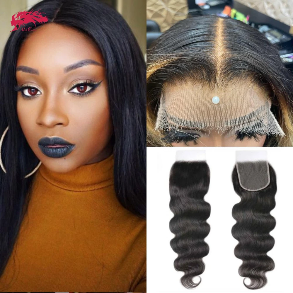 Ali Queen Hair 2x6 6x6 7x7 Body Wave HD Lace Closure Invisible Skin13x6 13x4 - £67.43 GBP+