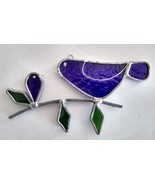 Stained Glass Mother and Baby Bird Suncatcher - £9.59 GBP