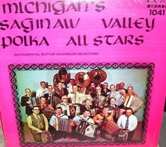 Michigan&#39;s Saginaw Valley Polka All Stars ‎– Instrumental Button Accordian - £12.57 GBP