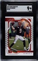 Joe Burrow* - 2022 Panini Absolute Football - NFL Cincinnati Bengals QB - SGC 9* - £29.85 GBP