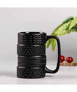 Creative Tire Mug Large Capacity Ceramic Mug Personality Tea Coffee Cup ... - £20.97 GBP