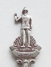 Collector Souvenir Spoon Bahamas Nassau Traffic Police Embossed Figural - £11.79 GBP