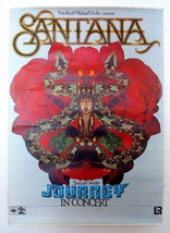 Santana – Concert Original Poster – Cbs - Very Rare - Affiche - 1976 - £161.38 GBP