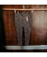 Levi&#39;s Womens 18W Brown Leopard Coin Pocket 720 High Rise Skinny Jeans L... - $45.96 CAD