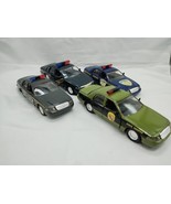 Lot Of (4) 1990s Road Champs Ford Crown Victoria Police Diecast Cars 5&quot; - $526.68 MXN