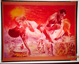 SUSAN GEOGE,PERRY KING: (MANDINGO) ORIG, 1975 FILM STUDIO 8X10 TRANSPARENCE - $1,850.52 MXN