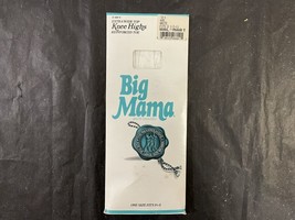 Vintage Pair Of Big Mama Extra Wide Top Knee Highs Reinforced Toe NOS White - $261.51 MXN