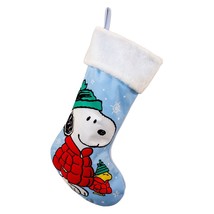 Peanuts - Snoopy &amp; Woodstock Puffy Coat 19&quot; Stocking by Kurt Adler Inc. - $16.78