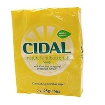 Cidal 250g Natural Antibacterial Soap with Grapefruit Extract - Pack of 2 - £18.54 GBP+