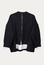 Madonna &amp; Co. layered mock neck pullover for women - size One Size - £72.47 GBP