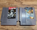 Nintendo NES Platoon &amp; Sky Shark Video Game - PLAY TESTED &amp; WORKING - GA... - £14.02 GBP