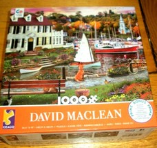 Jigsaw Puzzle 1000 Pieces Sailboats Waterside Mansion Cats Dogs Church Complete - $13.85
