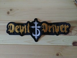 Devildriver BACK Patch Embroidered USA Seller Free Shipping Heavy Metal Patch - £10.52 GBP