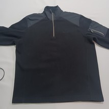 Calvin Klein Tech Fleece Men’s 1/4 Zip Designer Athleisure Black Sweatshirt Sz S image 10