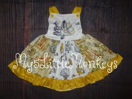 NEW Boutique Winnie the Pooh Tigger Eeyore Girls Panel Twirl Dress - £15.68 GBP