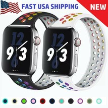 Iphone Apple Watch Series Ultra 8 7 6 5 4 3 49mm 45mm Solo Loop Strap Fo... - £7.86 GBP