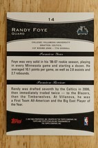 An item in the Sports Mem, Cards & Fan Shop category: 2007-2008 Topps Echelon Basketball Randy Foye Minnesota Timberwolves 700/999