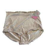 VTG 1980s PAM Undies By Claxton Silky Nylon Brief Sz 6 NOS Skin Color Nu... - $66.89 CAD