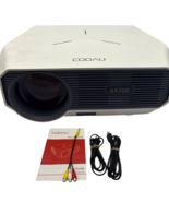 Cooau A4300 Portable Movie Projector 5500 Lumens 1080P HDMI USB White READ - $94.08 CAD