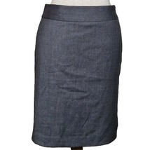 Dark Grey Knee Length Pencil Skirt Size 0 Petite  - $24.75