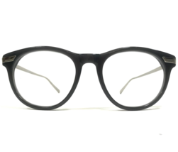 Linda Farrow Luxe Eyeglasses Frames LFL/177/3 Black Silver Round 51-19-145 - £146.44 GBP