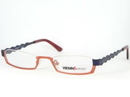 Vienna Design by Uniop UN454 01 ORANGE NAVY EYEGLASSES GLASSES FRAME 50-... - $29.70