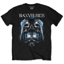 Black Veil Brides Metal Mask Official Tee T-Shirt Mens Unisex - £25.11 GBP