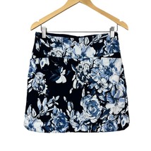 SC&amp;CO Skort Womens Medium Blue Floral Pull On Tummy Control Active Skirt Pockets - £14.09 GBP