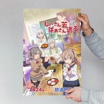 Grandpa And Grandma Turn Young Again Anime Poster 2024 Key Visual Wall Art Decor - £8.72 GBP+