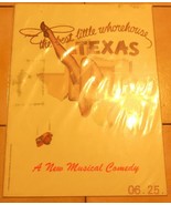 1978 the Best Little Whore House In texas broadway Musical Show TOUR pro... - £40.84 GBP