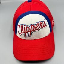 Vintage Los Angeles LA Clippers Hat Child Boys Reebok NBA Stretch Fitted... - €10,51 EUR