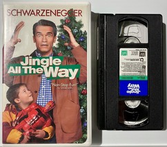 Jingle All The Way VHS Tape Movie Clamshell Holiday 1997 Schwarzenegger Fox - £2.30 GBP