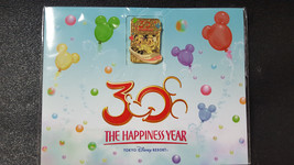 Tokyo Disney RESORT Pin Badge 30th The Happiness Year Japan - £13.34 GBP