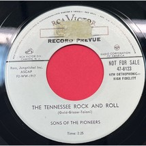 Sons of the Pioneers Tennessee Rock and Roll / Three of Us 45 Country Promo - £7.02 GBP