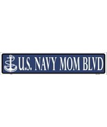 US Navy Mom Blvd Embossed Metal Novelty Street Sign ST-376 - £25.77 GBP