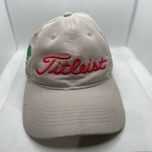 Titleist Hat Cap Strapback Logo Golf Adjustable Adult One Size Embroidered Tan - £13.28 GBP