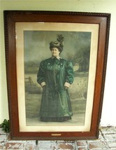 1890&#39;s Irish Circus Star The Abominable Mrs. Hibbing 5 FOOT FRAME - £361.03 GBP