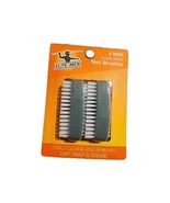 Elite For Men Nail Brushes Cleaning High Quality Double Sided 2 Pack Gray - $15.00 CAD
